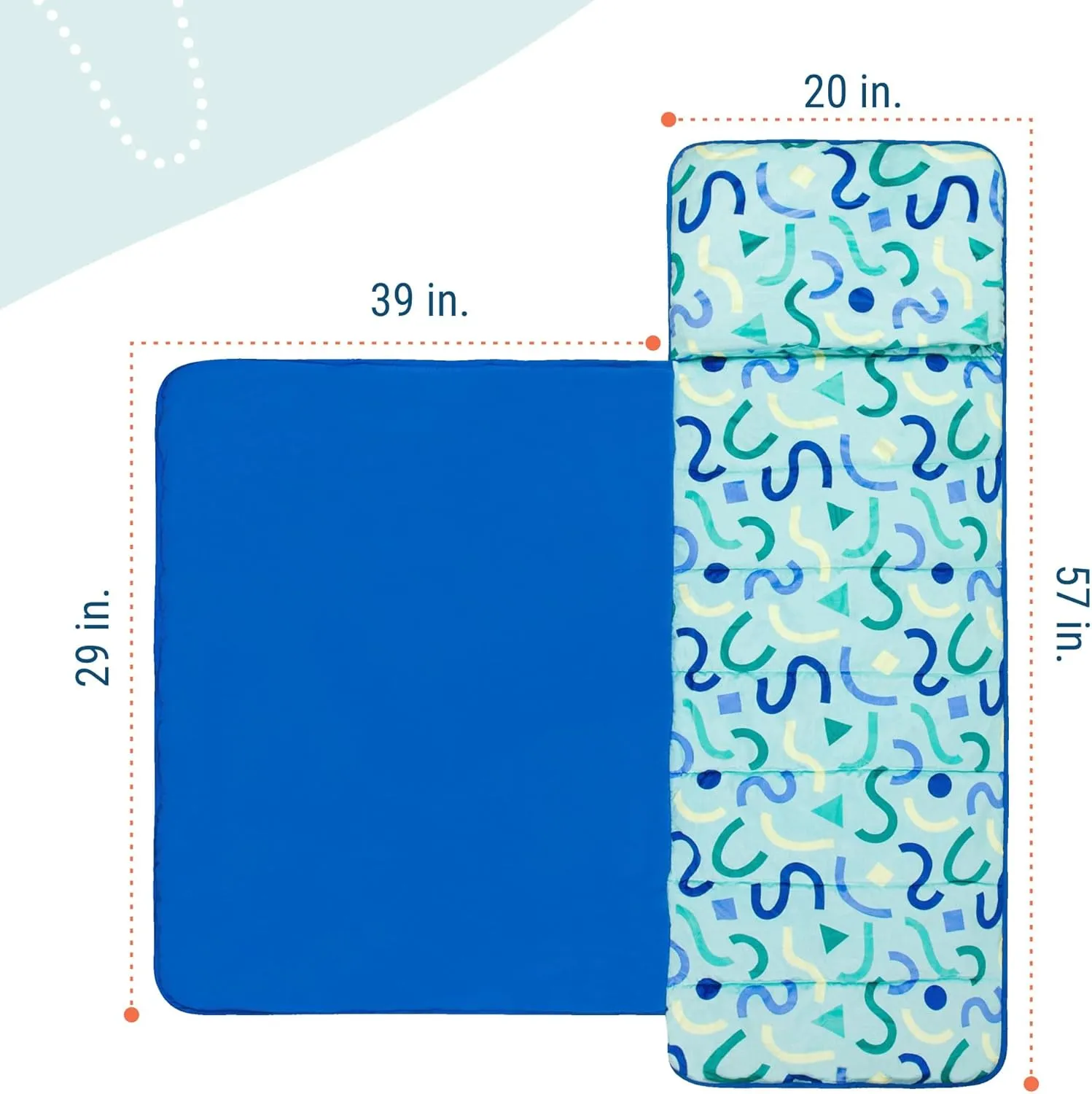 Wildkin Kids Plush Nap Mat – Soft, Cozy, Convenient for Daycare & Preschool