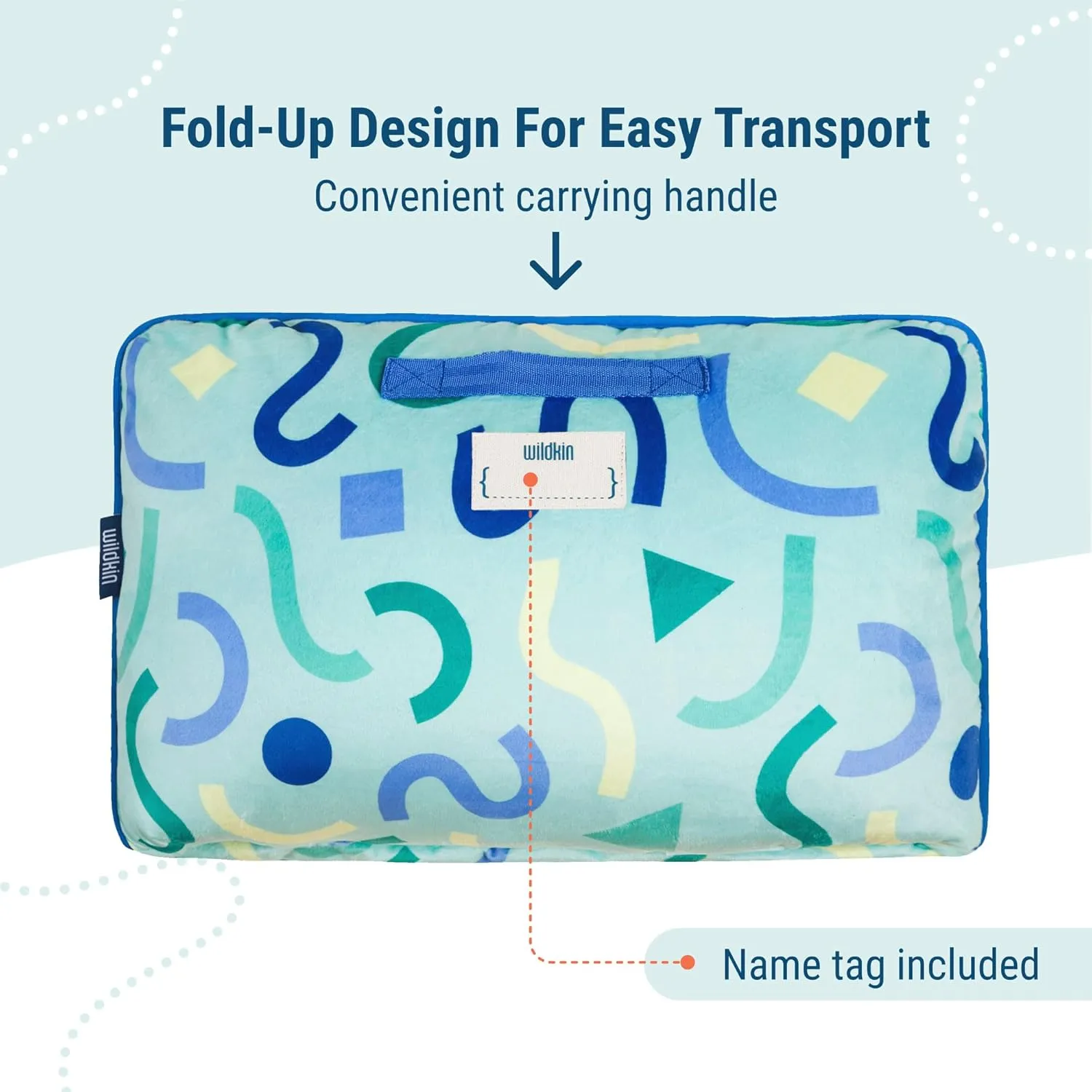 Wildkin Kids Plush Nap Mat – Soft, Cozy, Convenient for Daycare & Preschool