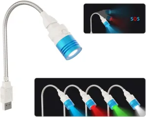 XTAR UL1 Mini Light for Indoor Reading Daily Lights Outdoor Camping Lights USB LED Light Lamp, 4 Color 7 Modes Strobe Mode for Self-Protection，Portable USB Laptop Light Car LED Interior Lighting