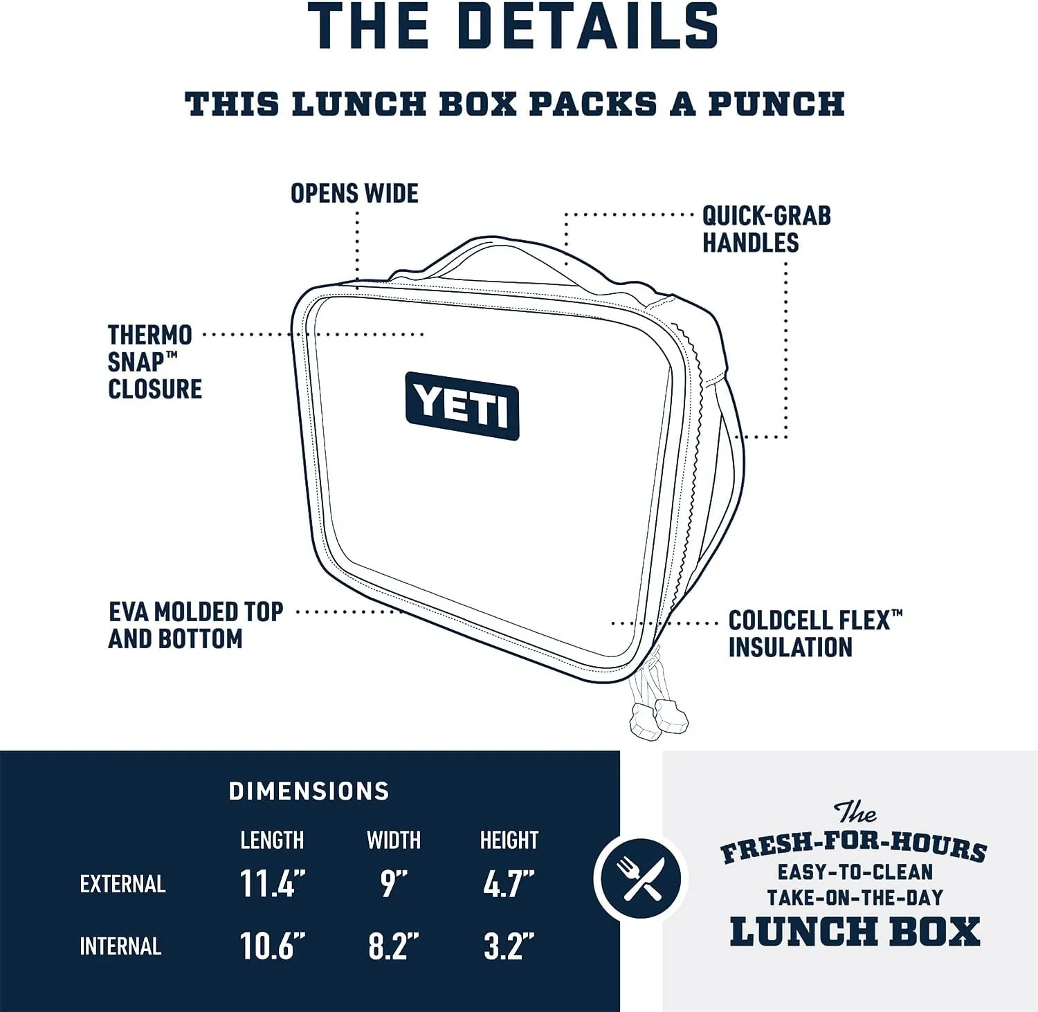 YETI Daytrip Lunch Box, Foam