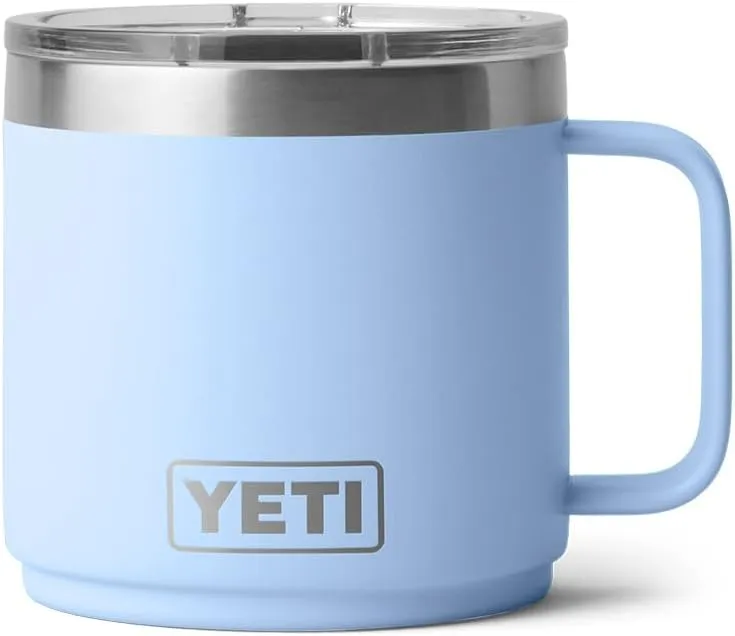 YETI Rambler 14 oz Stackable Mug, Vacuum Insulated, Stainless Steel with MagSlider Lid