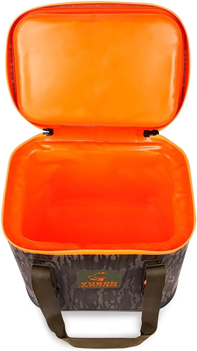 Yukon Outfitters 30 Can Tech Cooler Bag, 54-Liter Durable TRU Welded Leakproof Insulated Outdoor Camping Boating Meal & Drink Lunchbox w/Airtight Zippers, Padded Carry Handle & Shoulder Strap