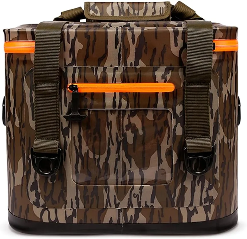 Yukon Outfitters 30 Can Tech Cooler Bag, 54-Liter Durable TRU Welded Leakproof Insulated Outdoor Camping Boating Meal & Drink Lunchbox w/Airtight Zippers, Padded Carry Handle & Shoulder Strap